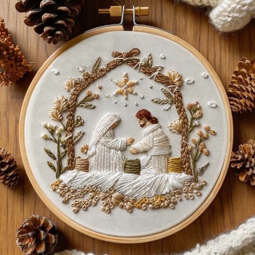 Embroidery Online - Kit de bordado de natal de