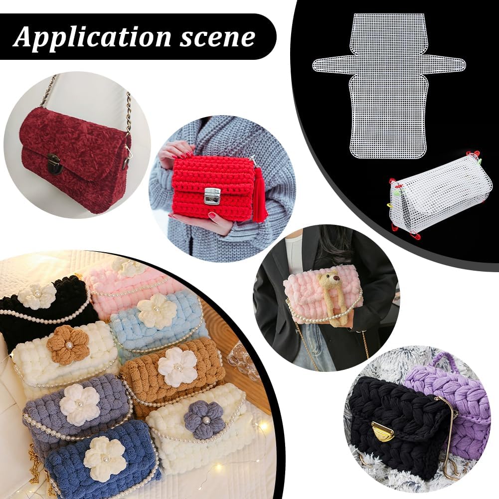 1-4 pçs folhas de lona de malh - Embroidery Bag avaliação e preço