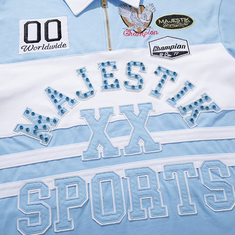 Camiseta de Marca Americana MA - Embroidery Design Logo avaliação e preço